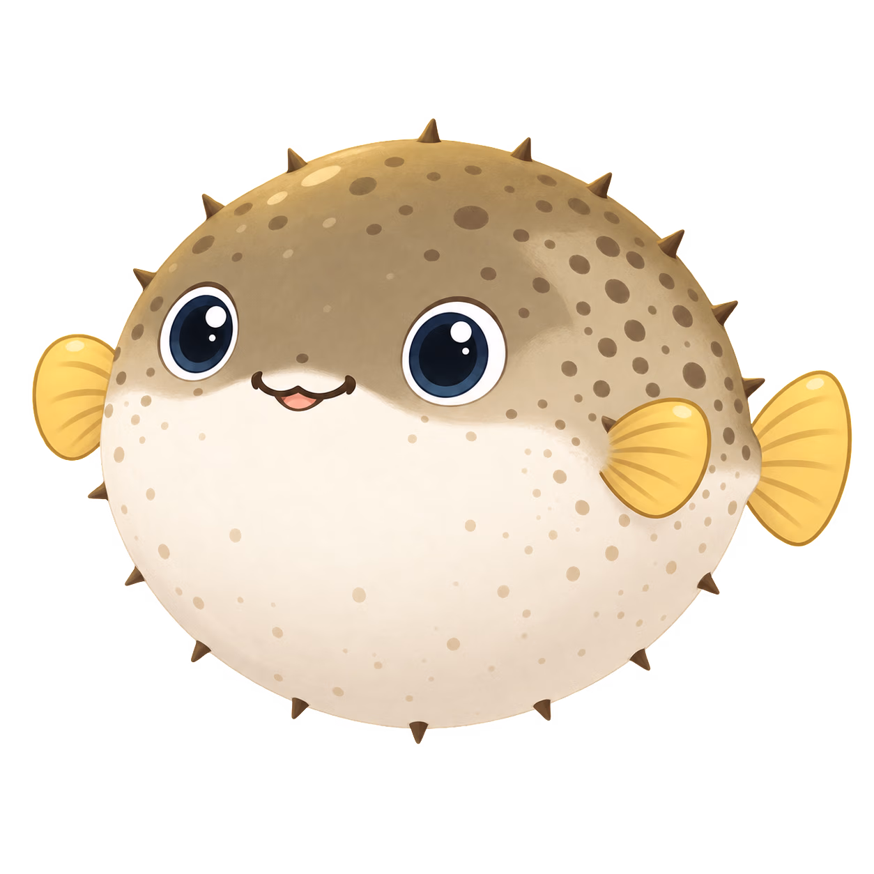Friendly pufferfish